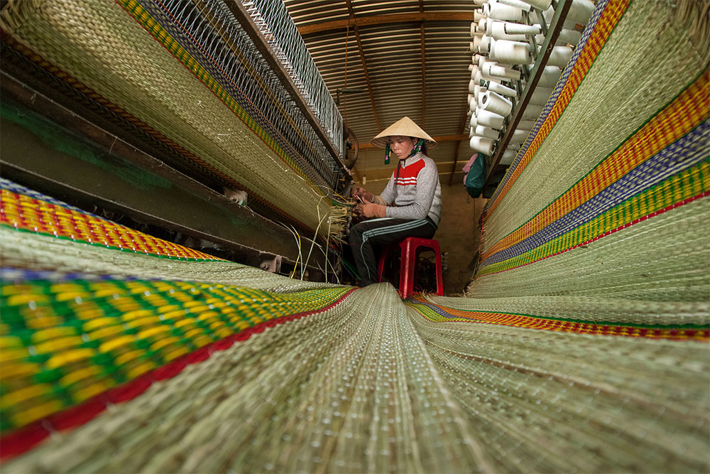 Nghề dệt chiếu cói Phú Tân